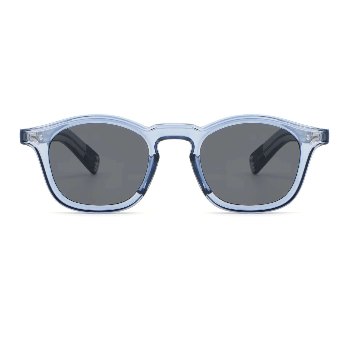 Collin blauwe zonnebril met opvallend design en UV400 bescherming