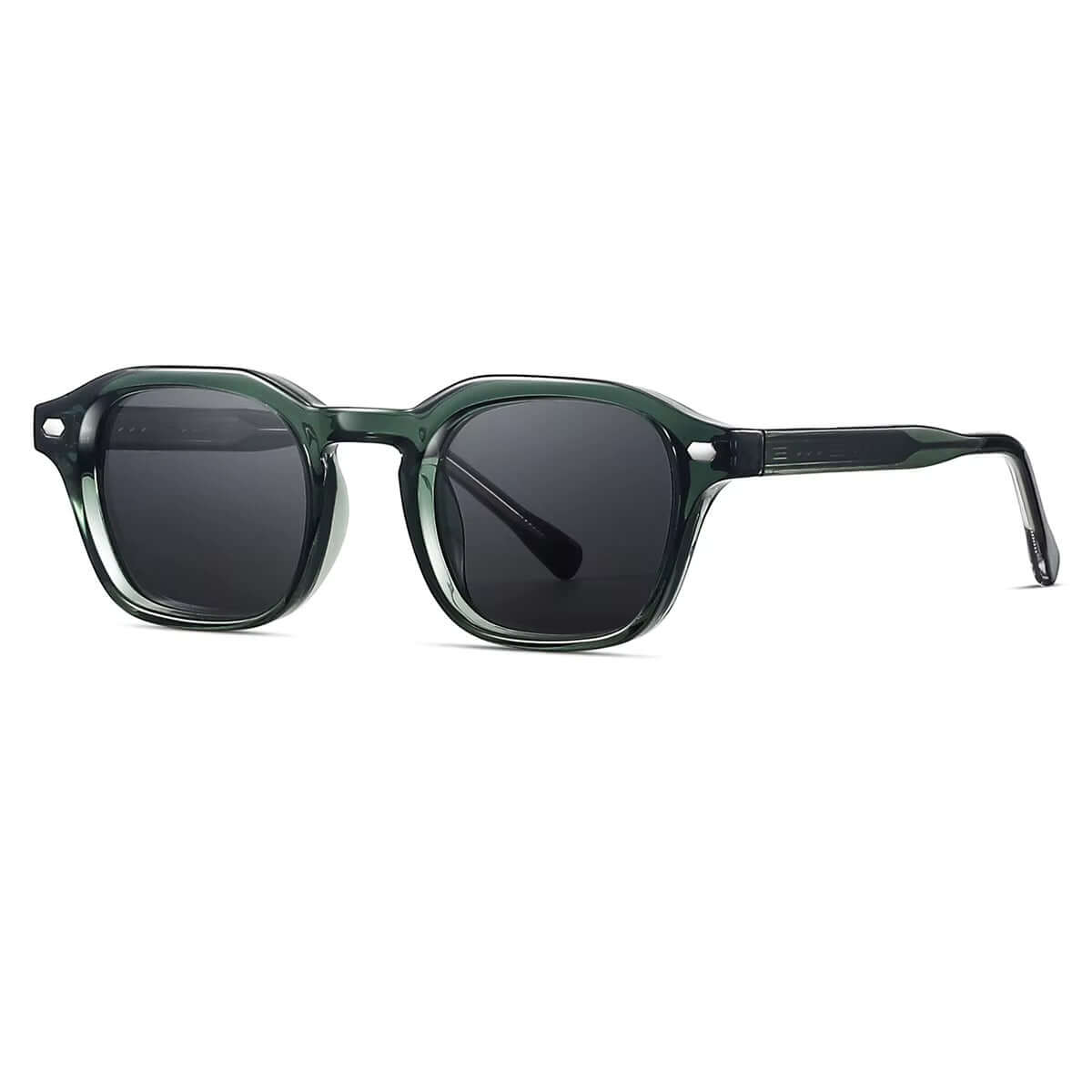 TIBOR sunglasses, green, front view